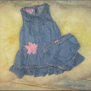 Guess Baby Girl Denim Dress Sz 24 Months Pre-Loved!
